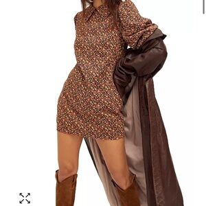 Free People Making Plans Mini Dress